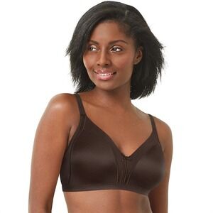 NWt Bali 34DD Double Support Back Smooth Wirefree Bra Cool Comfort 0044 92724